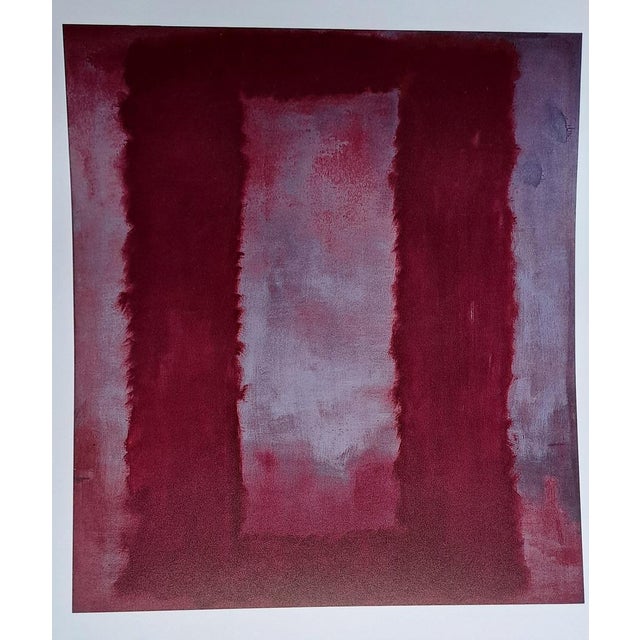 Modern Mark Rothko, Red on Maroon, Art Print For Sale - Image 3 of 4