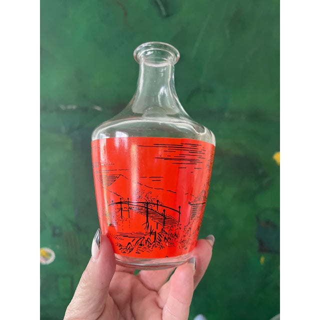 Late 20th Century French Chinoiserie Glass Decanter For Sale In Chicago - Image 6 of 9