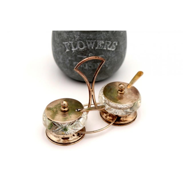 Silver Salt and Pepper Shakers, Set of 2 For Sale - Image 3 of 6