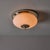 1970s Nickel and Opaline Glass Wall or Ceiling Lamp Attributed to Luigi Caccia Dominioni for Azucena For Sale - Image 16 of 18