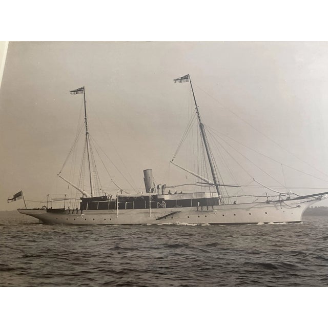 Black Steam Yacht Verona By Kirk and Sons For Sale - Image 8 of 10