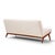 Wood Jens Risom for Knoll Mid Century Walnut Settee Sofa For Sale - Image 7 of 9