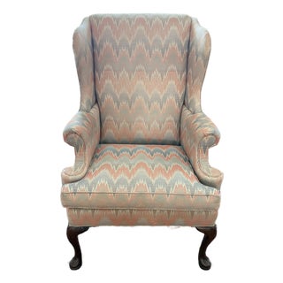 Vintage Hickory Chair Wingback For Sale
