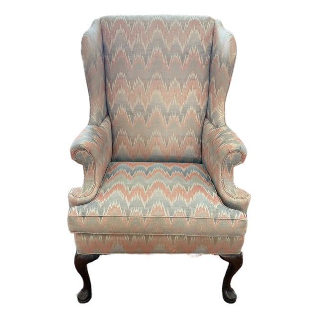 Vintage Hickory Chair Wingback For Sale