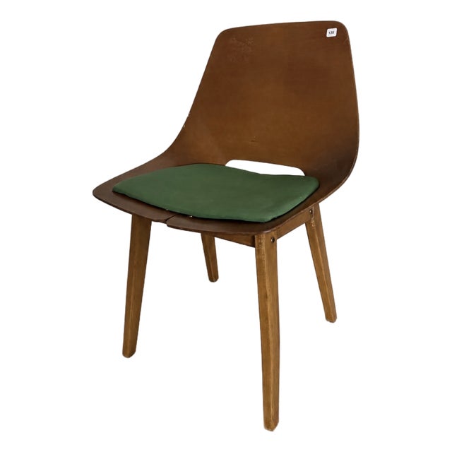 Barrel-Shaped Chair by Pierre Guariche for Steiner, 1954 For Sale