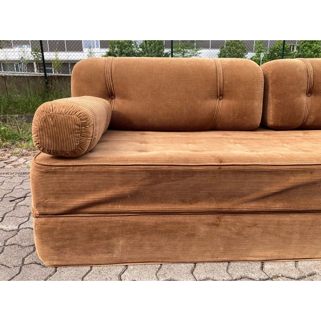 Vintage Brown Daybed Sofa, 1970s For Sale - Image 10 of 17