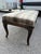 Wood Newly Upholstered Plaid French Bench For Sale - Image 7 of 11