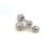 1990s Pair of Tiffany & Co Estate Globe Cufflinks Sterling Silver For Sale - Image 4 of 6
