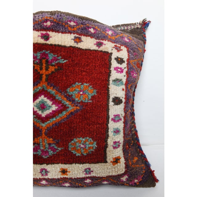 Mid 20th Century Original Tribal Handwoven Rug&kilim Pillow -18''' X 22'' For Sale - Image 5 of 9