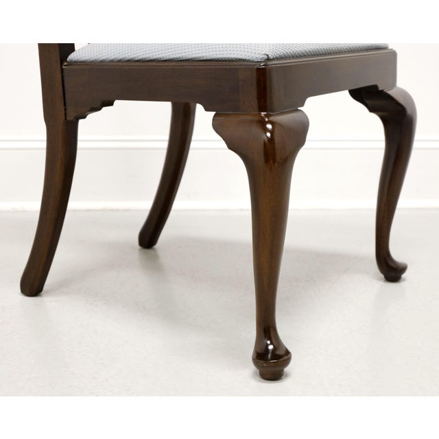 Henkel Harris 110s 29 Solid Mahogany Queen Anne Dining Side Chair - Pair For Sale - Image 9 of 12