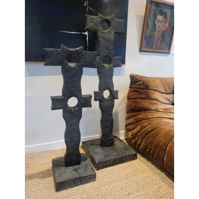 1990s Large Abstract Concrete Sculpture, 1990s For Sale - Image 5 of 7