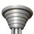 1980s 1980s Large Art Deco Revival Machine Age Torchiere Floor Lamp, Pair For Sale - Image 5 of 8