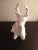 This is White Porcelain 8" Deer Figurine Procured at auction BOX D