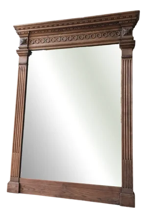 French Renaissance Style Mirror in Oak, 1870s