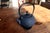 Vintage Cast Iron Teapot With Hobnail Texture, Japanese Tetsubin Style, With Trivet For Sale - Image 9 of 12