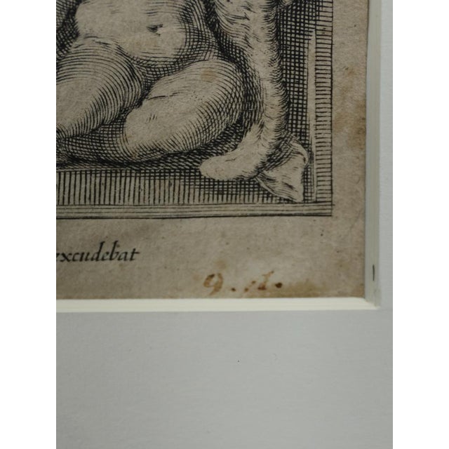 Jan Pietersz Saenredam, Nude Venus & Cupid, 17th Century, Engraving, Framed For Sale - Image 18 of 18
