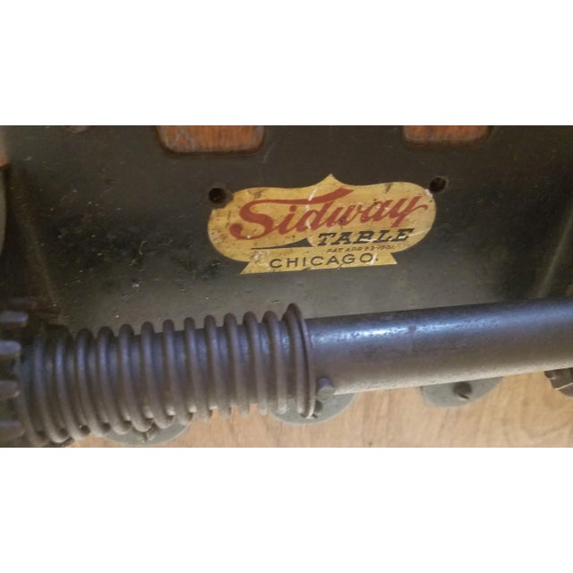 Antique Flip Top Table For Sale - Image 4 of 13