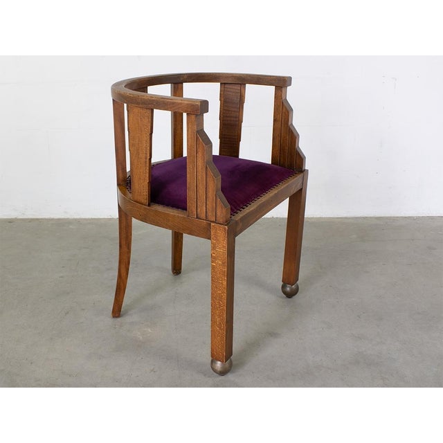 Art Deco Desk Chair, 1920s For Sale - Image 9 of 9