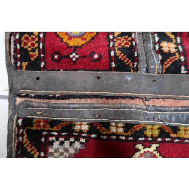 1930s, Handmade Vintage Collectible Turkish Yastik Saddle Bag Rug For Sale In New York - Image 6 of 13