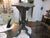 Late 19th Century Antique Hand Carved Wood Victorian Lamp / Clock Table Walnut Refinished Mint For Sale - Image 5 of 16