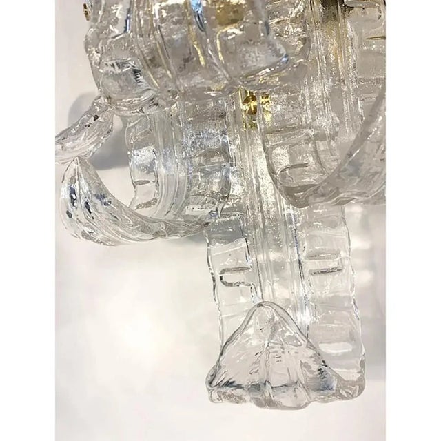 Transparent Lingue Murano Style Glass Wall Lamps from Simoeng, Set of 4 For Sale - Image 7 of 11