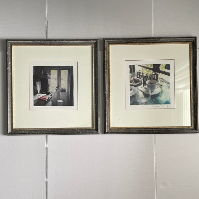 Vintage Ethan Allen Framed Art Prints - Model 07-2366 & 07-2365 - Pair For Sale - Image 9 of 11