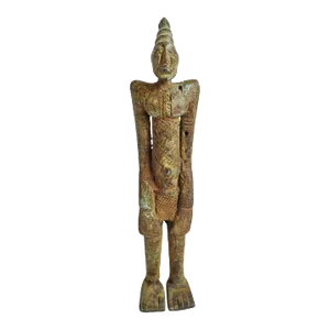 Early 20th Century Dogon Bronze Male Figure