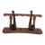 Wooden Tobacco Pipe Stand for 6 Pipes 3pc Set 2 Smoking Pipes Included 5075b For Sale