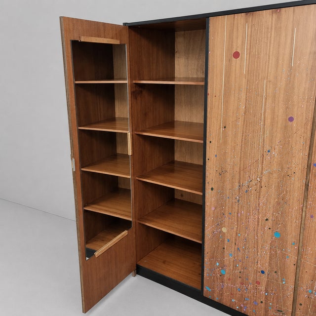 Mid-Century Walnut Wardrobe, 1960s For Sale - Image 9 of 13