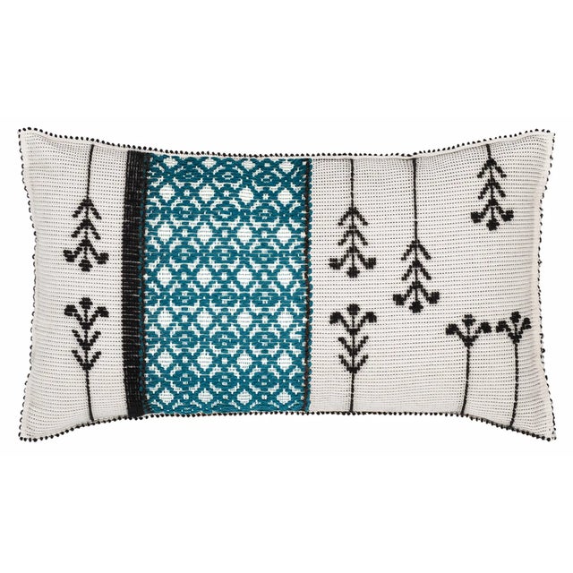 Kara Fiume Green Cushion by Carolina Melis for Mariantonia Urru, in New conditions. Designed from 2000 Labeled by Maker