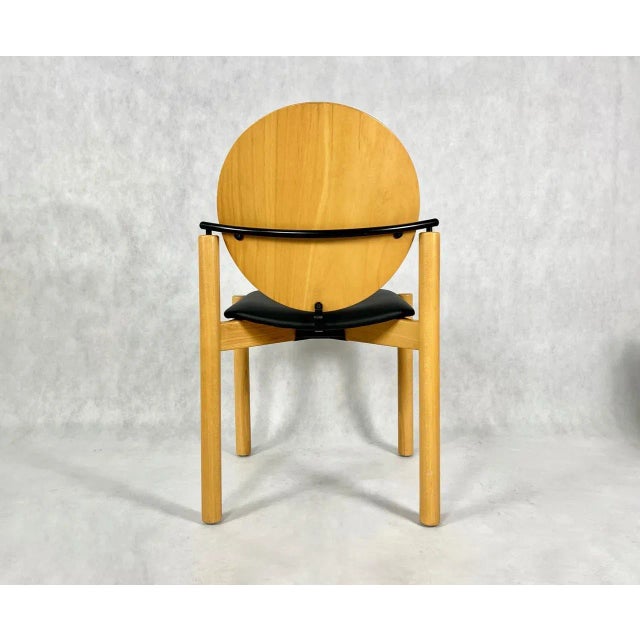 Wood German Chairs from Kusch & Co, 1980s, Set of 2 For Sale - Image 7 of 13