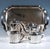 Art Nouveau Silver Coffee & Tea Set on Tray, 1890s, Set of 5 For Sale - Image 3 of 14