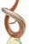 Vintage Murano Swirled Signed Love Knot Glass Sculpture, 1980's For Sale - Image 4 of 9