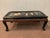 Brown Antique Black Wooden Coffee Table with Chinoiserie Decoration, 1900s For Sale - Image 8 of 9
