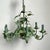 Vintage Regency Tole Rose Chandelier For Sale - Image 12 of 12