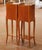 Pair of Mid-Century French Louis XV Walnut Marquetry Marble-Top Nightstands For Sale - Image 13 of 13