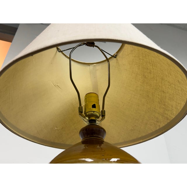 Brown Late 20th Century Pearson’s of Chesterfield Ceramic Table Lamp For Sale - Image 8 of 12