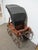 English Antique English Goat Cart With Wooden Body, Metal Wheels & Black Canopy For Sale - Image 3 of 5