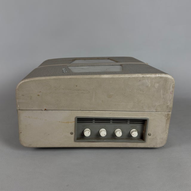 Metal Dymond Portable Stereo Turntable from Philips, 1960s For Sale - Image 7 of 11