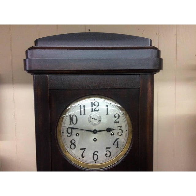 Art Deco Tall Case Clock, Grandfather Clock For Sale - Image 6 of 7