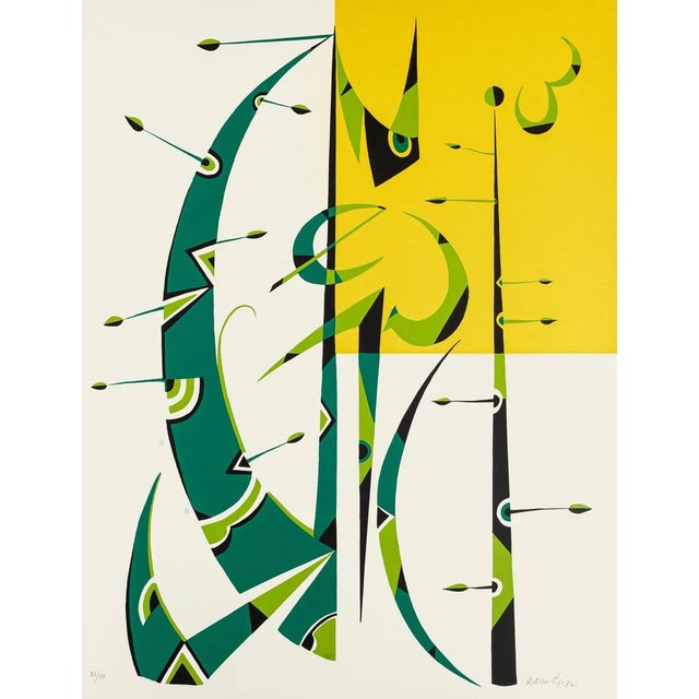 Composition - Original Lithograph by Raphael Alberti - 1972 1972 For Sale