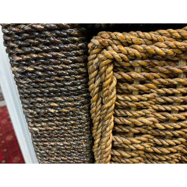 20th Century Rope Tall Chest of Drawers For Sale In New York - Image 6 of 12