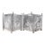 Pair of Neoclassical Metal Planters, Grey Patina, Laurel Wreath Motif For Sale