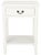 Whitney 1 Drawer Accent Table in White For Sale - Image 9 of 9