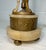Metal Large Antique Ornate Hand Carved Figural Alabaster Bronze Electric Table Lamp For Sale - Image 7 of 13