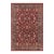 Shabby Chic Beautiful 1990's Floral Pak-Persian Red/Teal Wool Rug - 6'4'' X 9'2'' For Sale