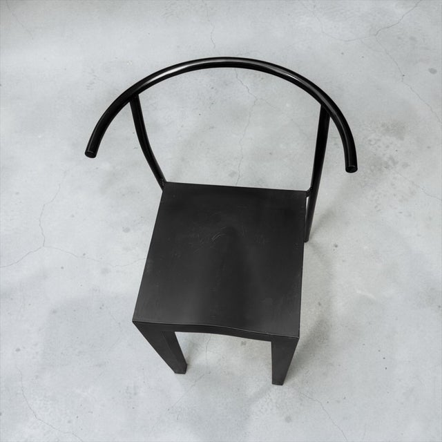 Postmodern Pair of Kartell Dr. Glob Dining Chairs by Philippe Starck – Made in Italy (1988/89) For Sale - Image 3 of 8