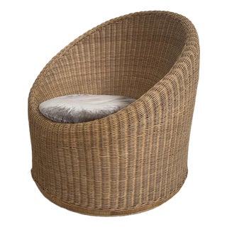 Cocoon 'Elephant Boot' Barrel Chair With Cushion, Style of Eerno Aarnio For Sale