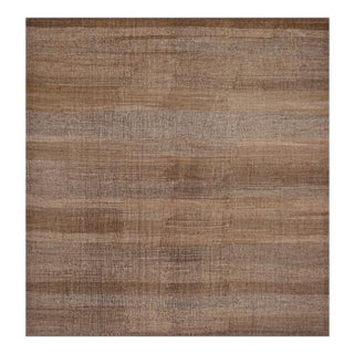 1980s Handwoven Wool Turkish Flatweave Rug For Sale