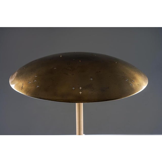 Swedish Modern Brass Table Lamp from Böhlmarks, 1940s For Sale - Image 6 of 15